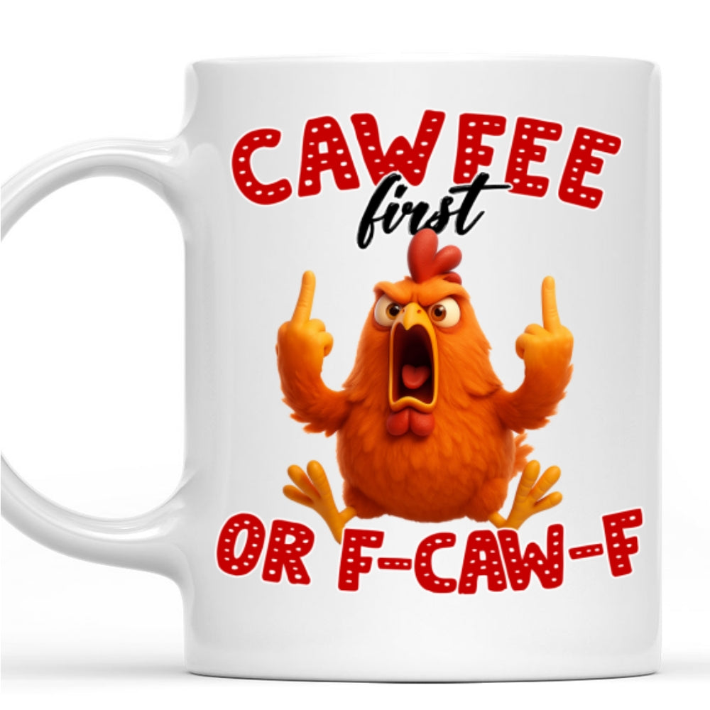 Custom Coworker, Christmas & Birthday Team Appreciation Gift • Zero Clucks Given Today - Personalized Coffee Mug