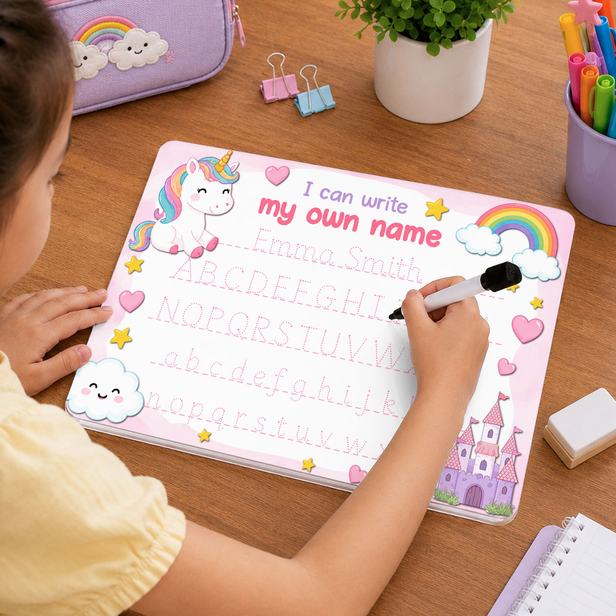 Back To School Ready - Personalized Acrylic Tracing Board