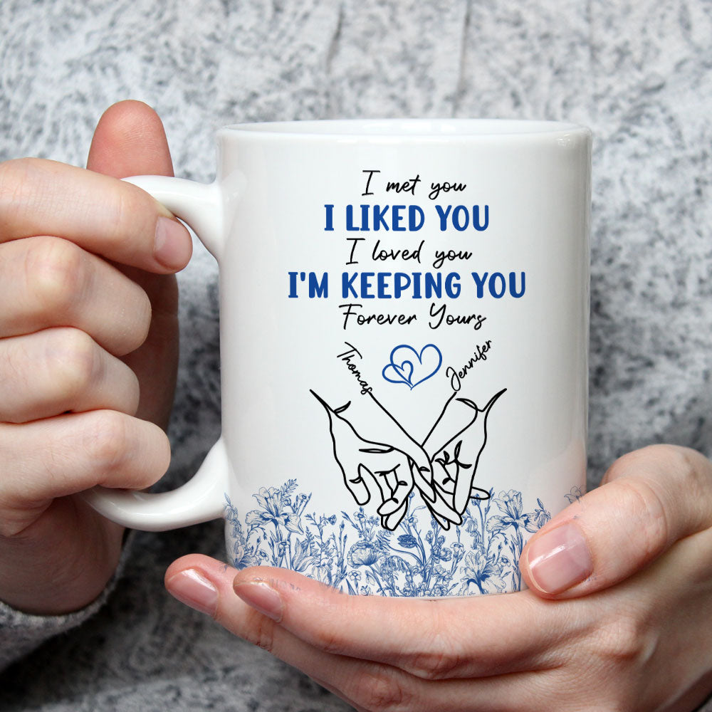 Custom Anniversary Keepsake Gifts For Couple • Love You - Personalized Coffee Mug