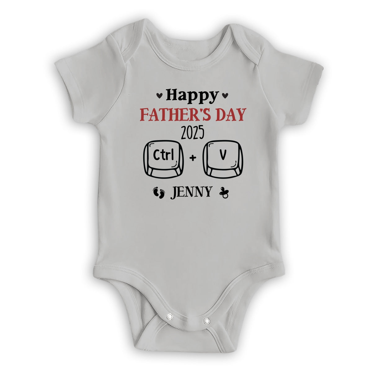 Custom Father's Day, Special Gift for Dad & Grandpa • Father And Baby Matching - Personalized T-shirt And Onesie