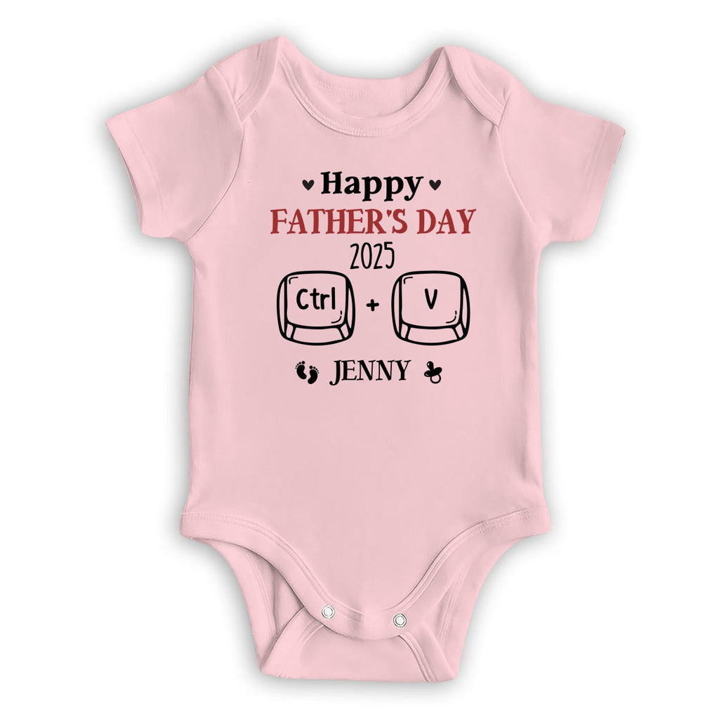Custom Father's Day, Special Gift for Dad & Grandpa • Father And Baby Matching - Personalized T-shirt And Onesie