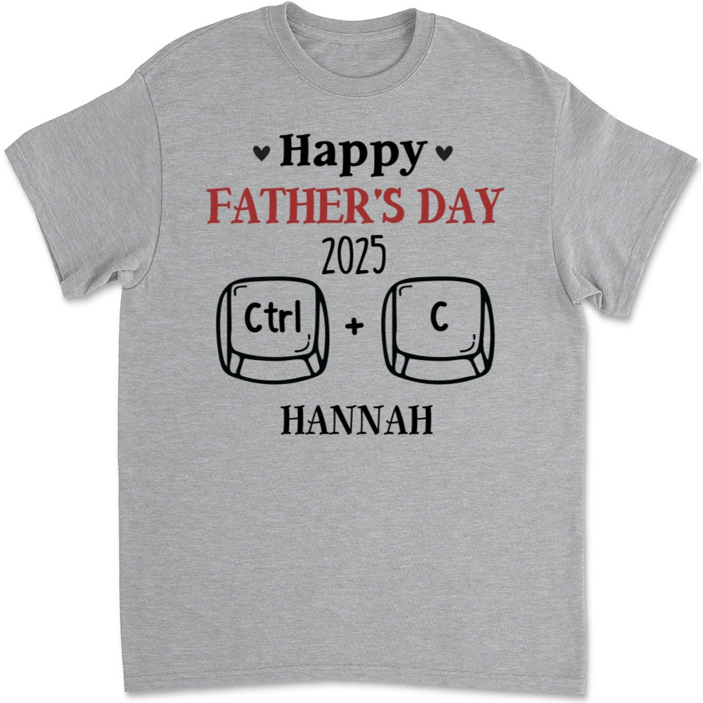 Custom Father's Day, Special Gift for Dad & Grandpa • Father And Baby Matching - Personalized T-shirt And Onesie