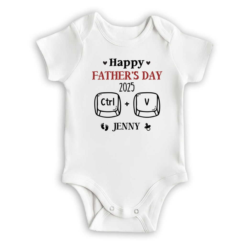 Custom Father's Day, Special Gift for Dad & Grandpa • Father And Baby Matching - Personalized T-shirt And Onesie