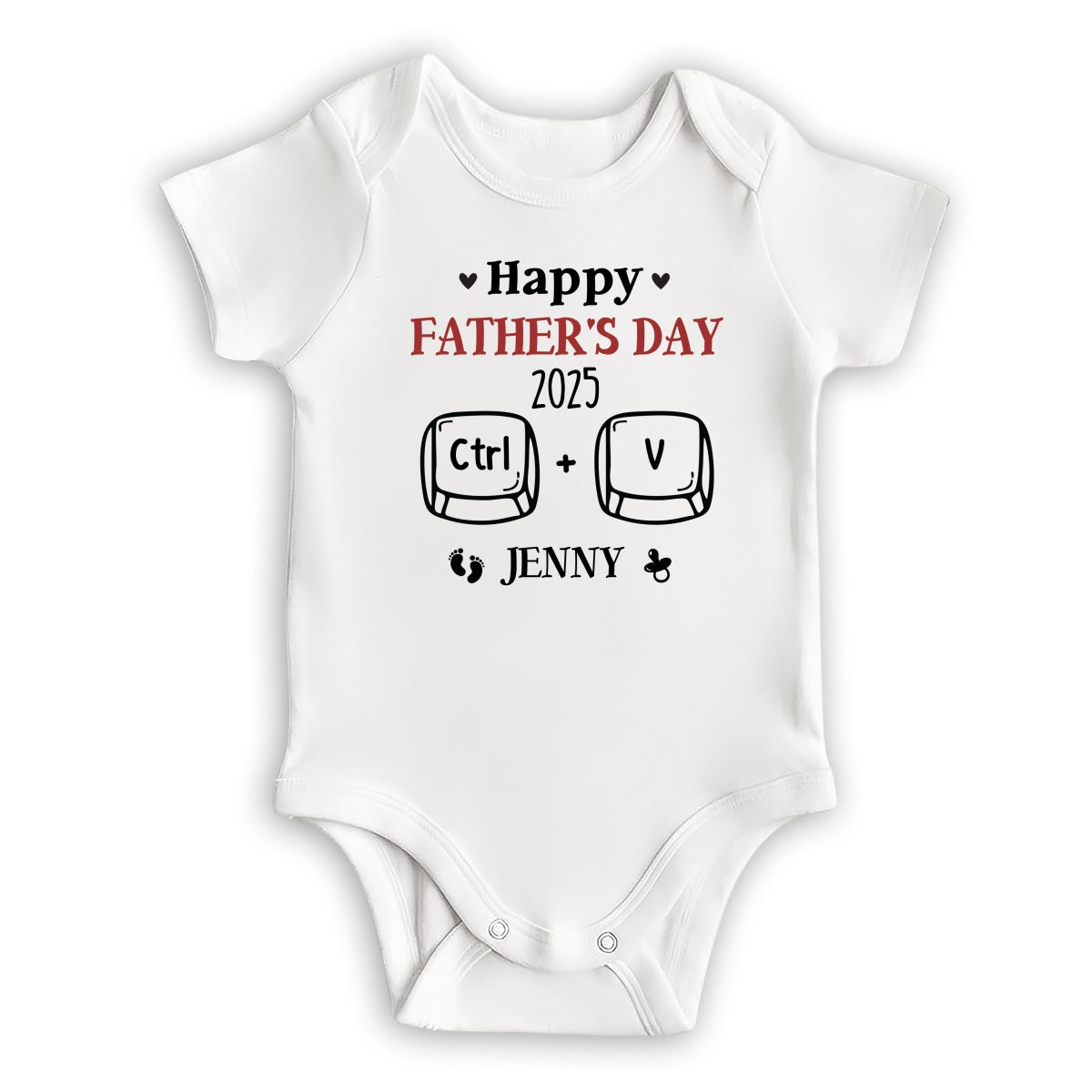 Custom Father's Day, Special Gift for Dad & Grandpa • Father And Baby Matching - Personalized T-shirt And Onesie