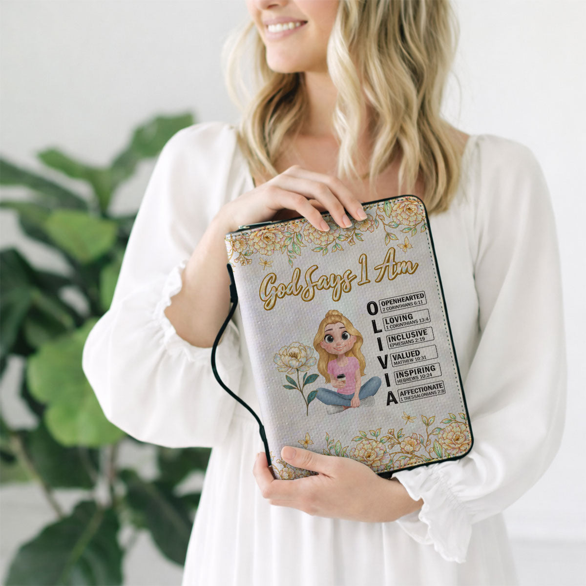 God Says I Am - Personalized Bible Cover