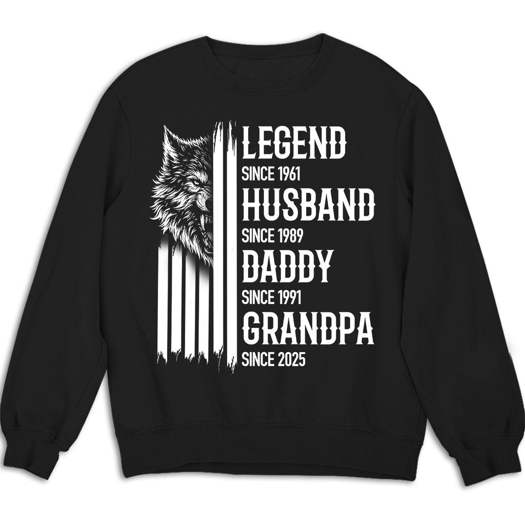 Custom Christmas & Birthday Gift for Dad, Grandpa • A True King - Personalized Shirt