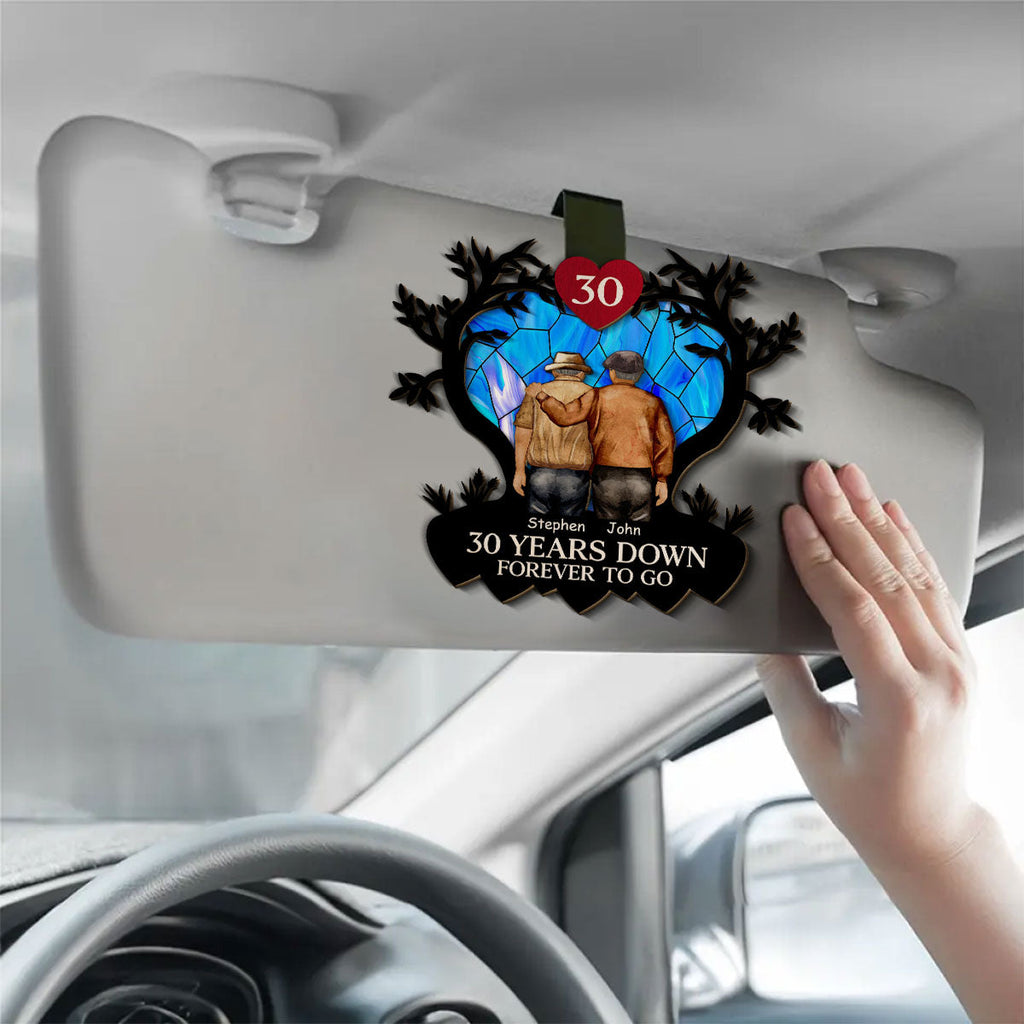 Forever With You - Personalized Car Visor Clip