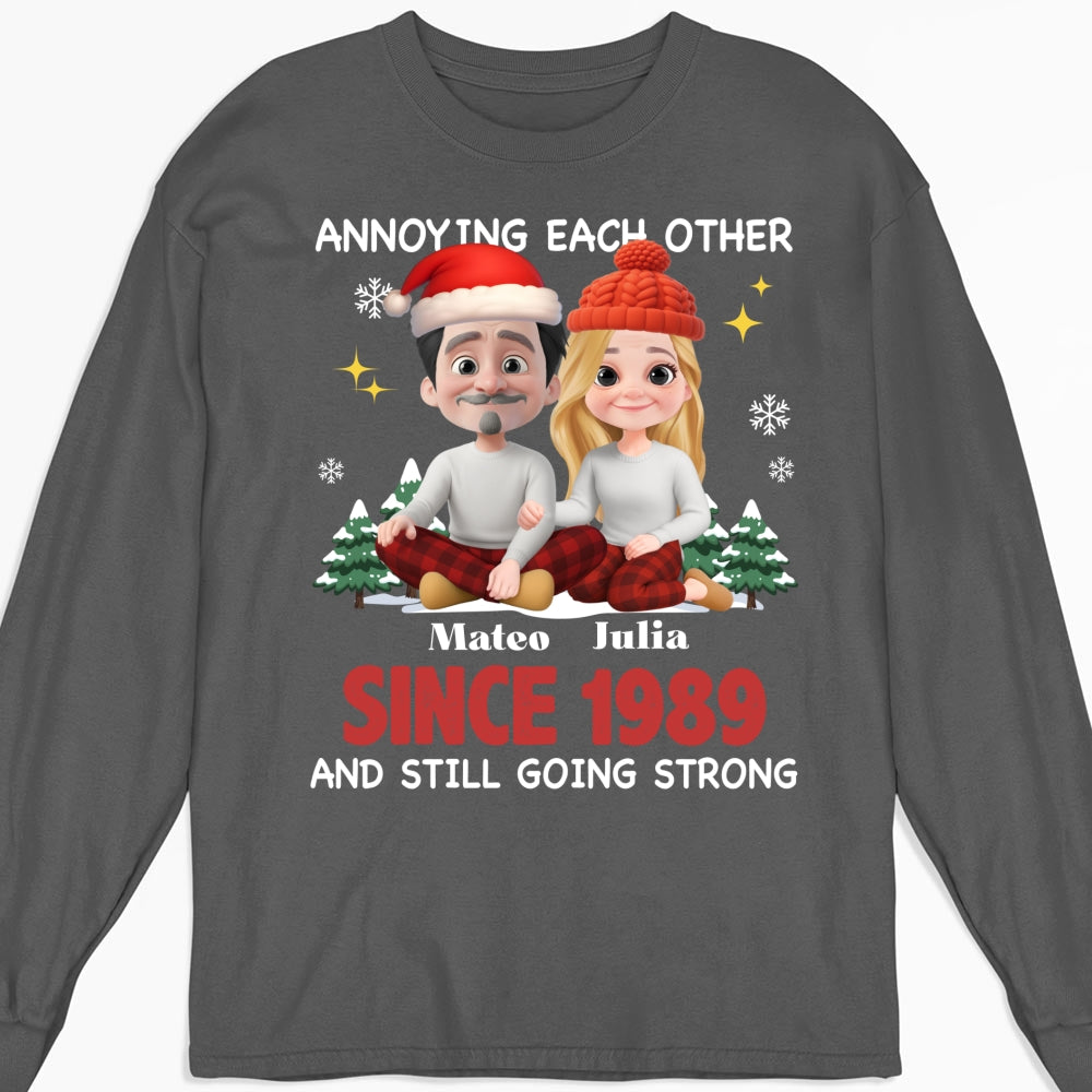 Custom Christmas Anniversary Keepsake Gifts For Husband • Christmas With You - Personalized Shirt