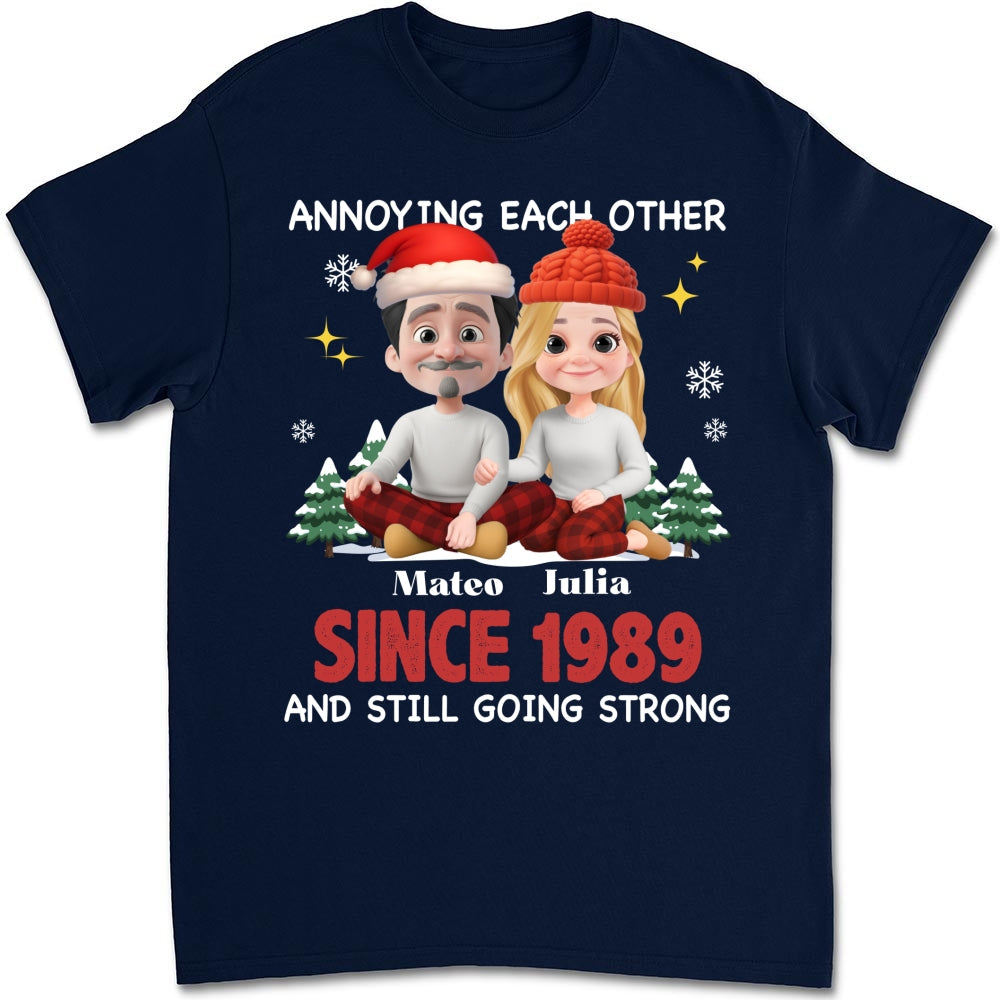Custom Christmas Anniversary Keepsake Gifts For Husband • Christmas With You - Personalized Shirt
