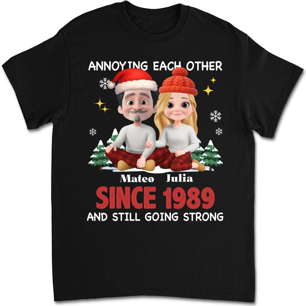 Custom Christmas Anniversary Keepsake Gifts For Husband • Christmas With You - Personalized Shirt