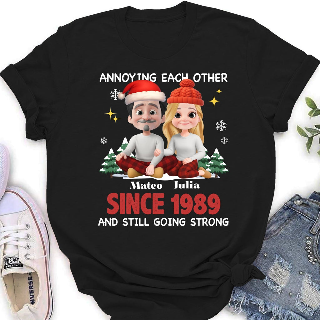 Custom Christmas Anniversary Keepsake Gifts For Husband • Christmas With You - Personalized Shirt