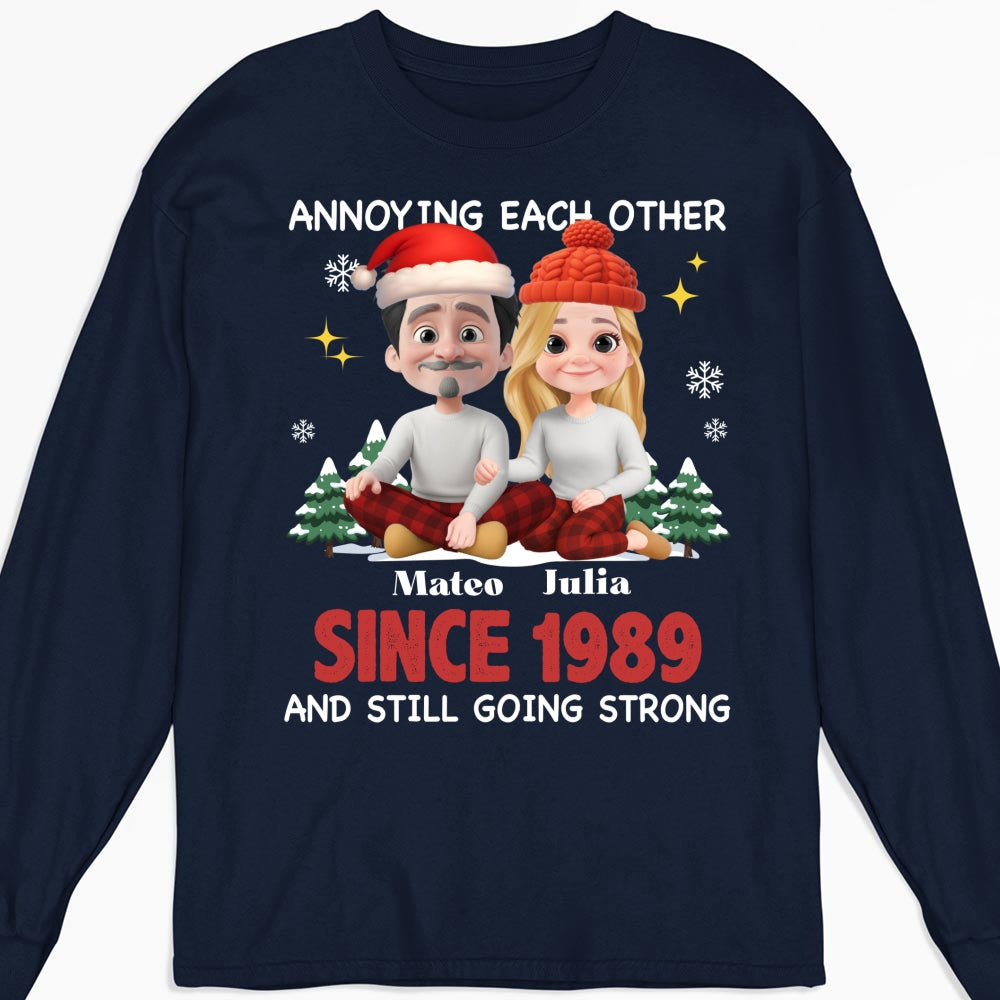 Custom Christmas Anniversary Keepsake Gifts For Husband • Christmas With You - Personalized Shirt