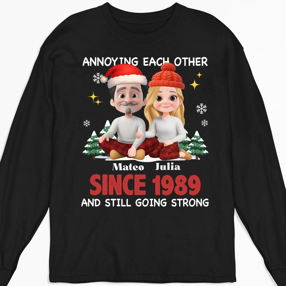 Custom Christmas Anniversary Keepsake Gifts For Husband • Christmas With You - Personalized Shirt