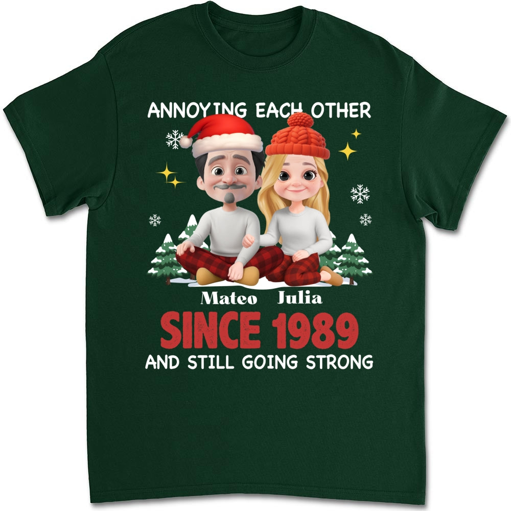 Custom Christmas Anniversary Keepsake Gifts For Husband • Christmas With You - Personalized Shirt