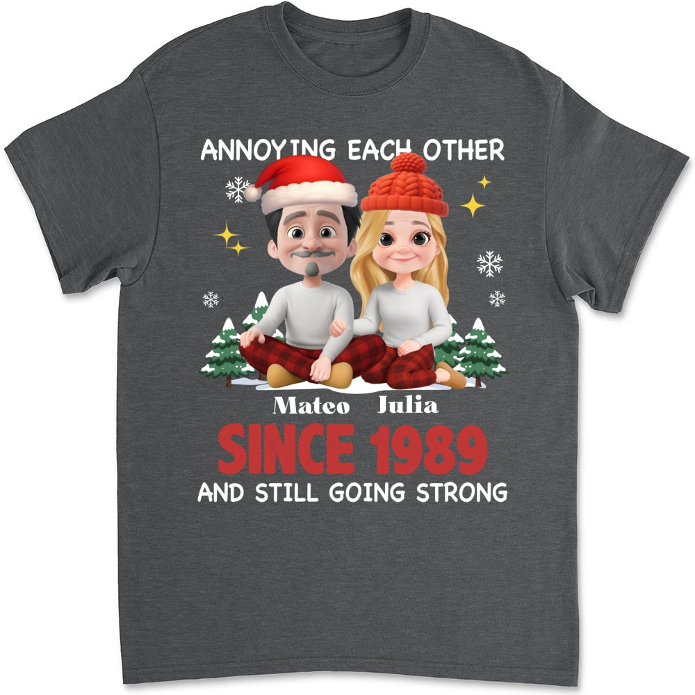 Custom Christmas Anniversary Keepsake Gifts For Husband • Christmas With You - Personalized Shirt