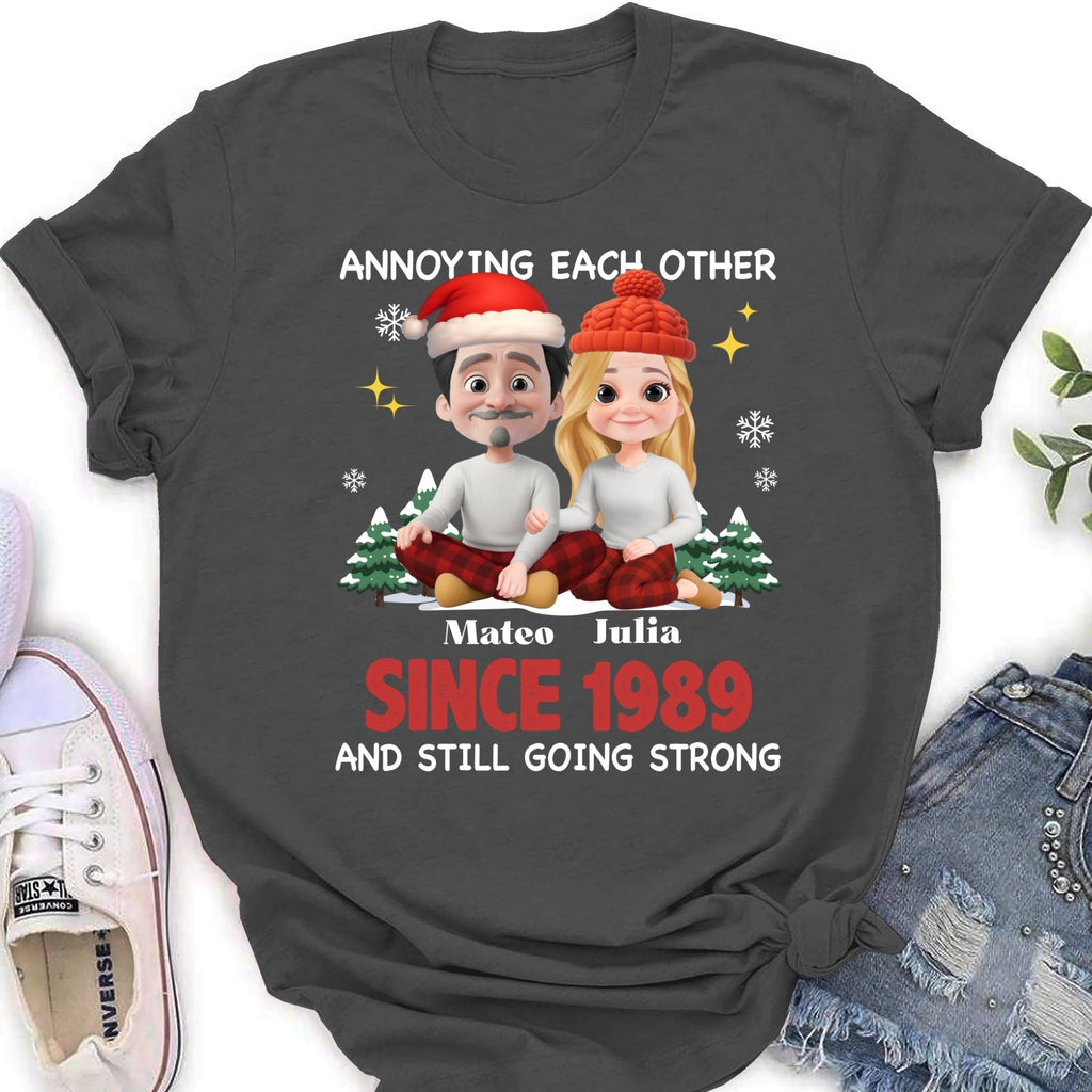 Custom Christmas Anniversary Keepsake Gifts For Husband • Christmas With You - Personalized Shirt