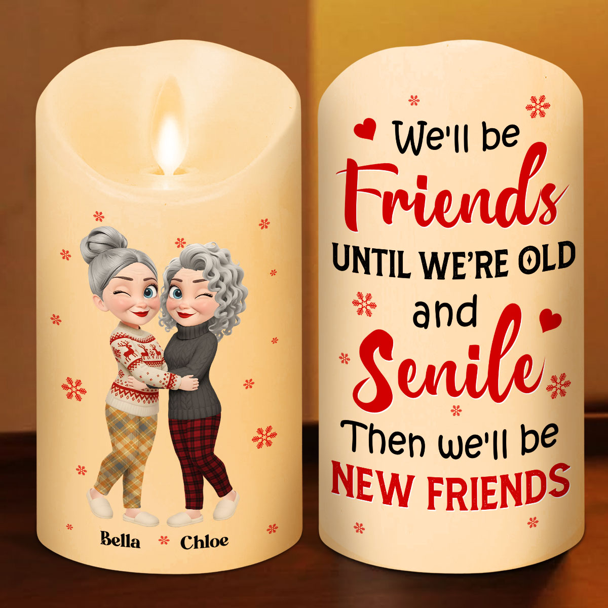 Warm Wishes - Personalized LED Candle
