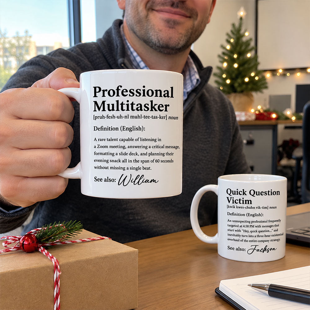 Custom Coworker, Christmas & Birthday Team Appreciation Gift • Funny Title - Personalized Coffee Mug