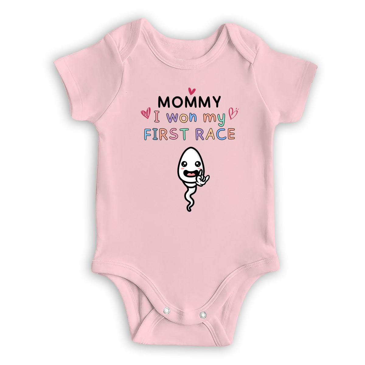 Mummy I Won First Race - Personalized Baby Onesie