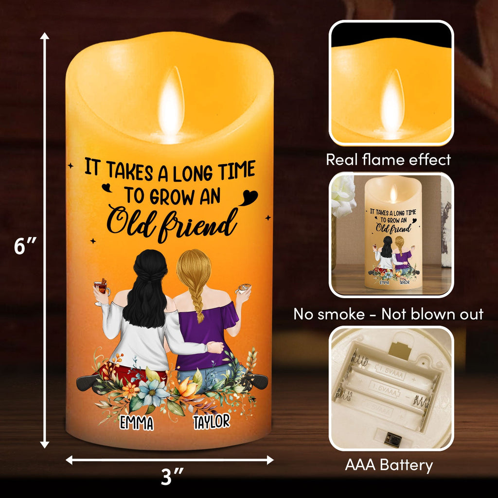 Grow An Old Friend - Personalized LED Candle