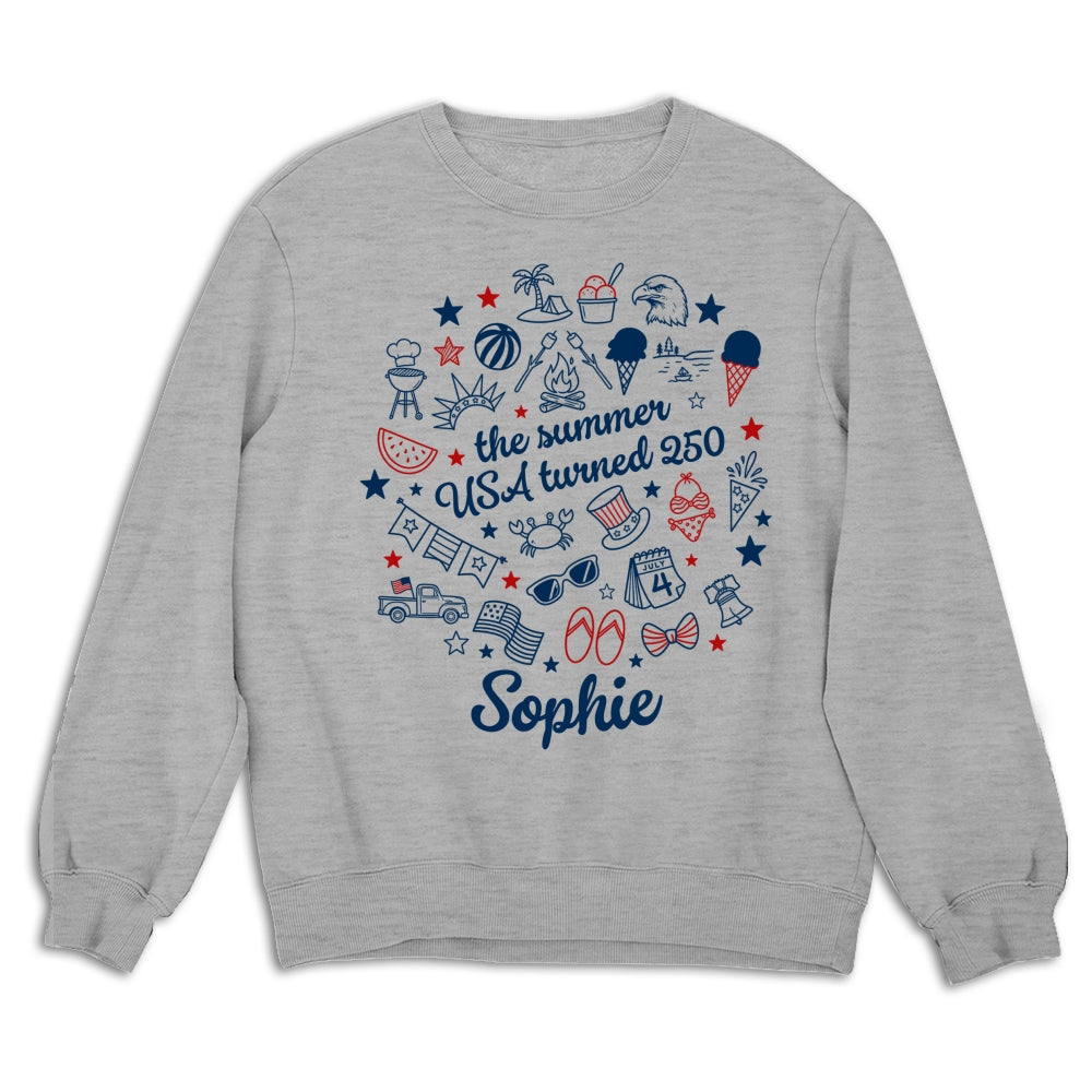 Custom Christmas & Birthday Keepsake Gift • Stars Stripes And Summer - Personalized Shirt