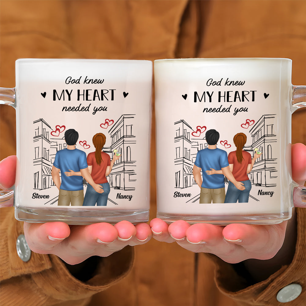 Custom Anniversary Keepsake Gifts For Couple • Forever Love You - Personalized Glass Mug