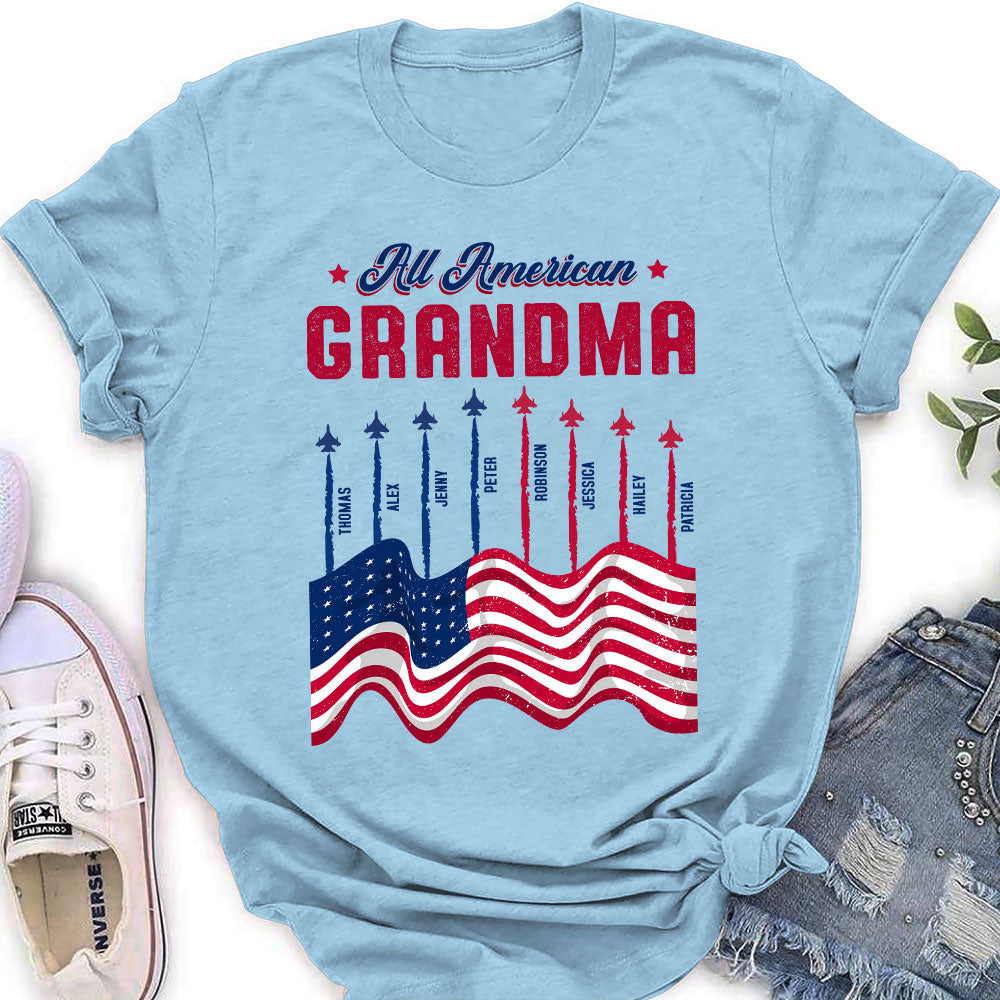 Custom Christmas & Birthday Gift for Grandma • Party In USA - Personalized Shirt