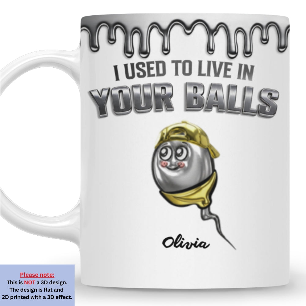 Custom Father's Day, Special Gift for Dad & Grandpa • Metal Sperm Family - Personalized 3D Effect Mug
