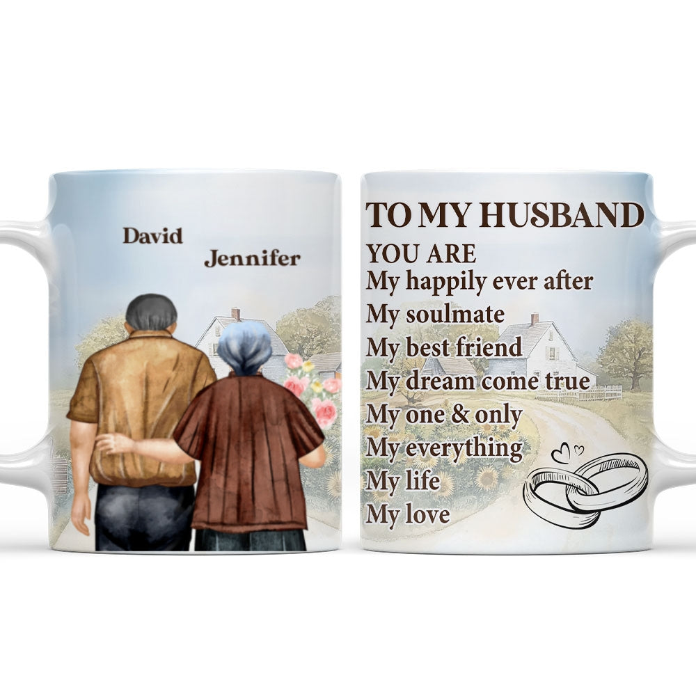 Custom Anniversary Keepsake Gifts For Couple • My Life And My Love - Personalized Coffee Mug