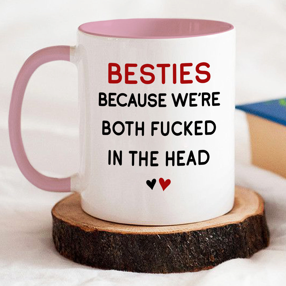 Custom Best Friend, Christmas & Birthday Friendship Keepsake Gift • We Are The Same - Personalized Accent Mug
