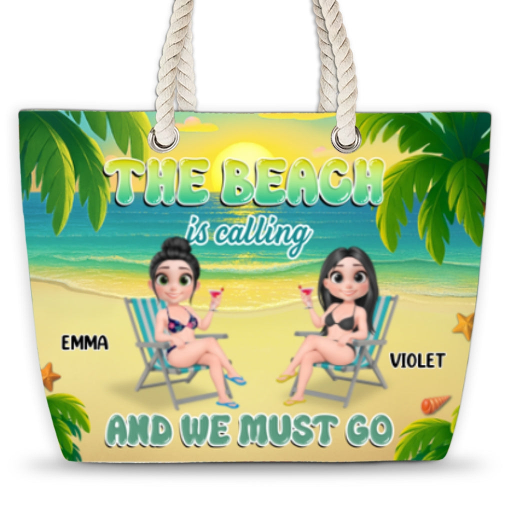 We Must Go - Personalized Beach Bag