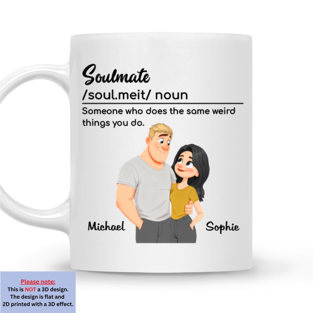 Custom Anniversary Keepsake Gifts For Couple • What Soulmates Do - Personalized Coffee Mug