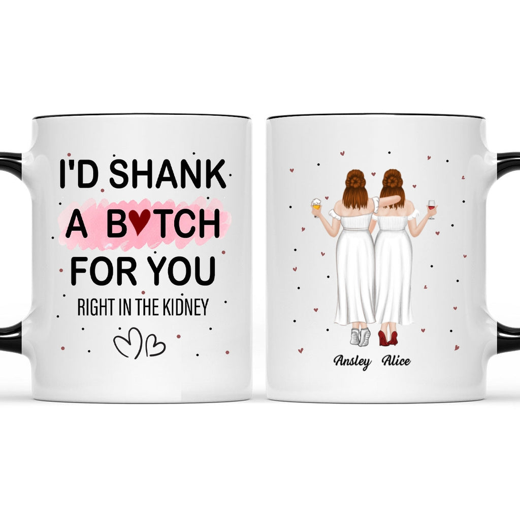 Custom Best Friend, Christmas & Birthday Friendship Keepsake Gift • Best Friend Ever - Personalized Accent Mug