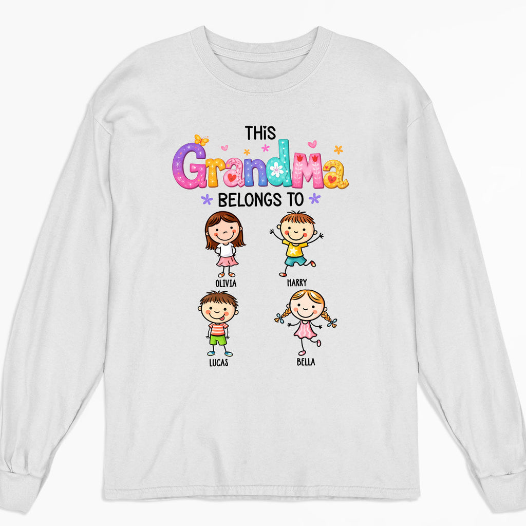 Custom Mother's Day Gift for Mom & Grandma • This Grandma Means The World - Personalized Shirt