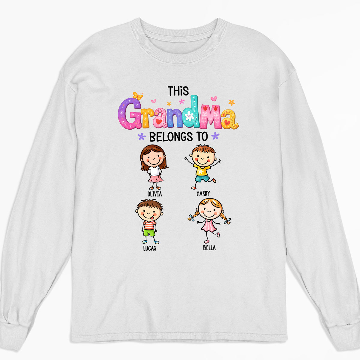 Custom Mother's Day Gift for Mom & Grandma • This Grandma Means The World - Personalized Shirt