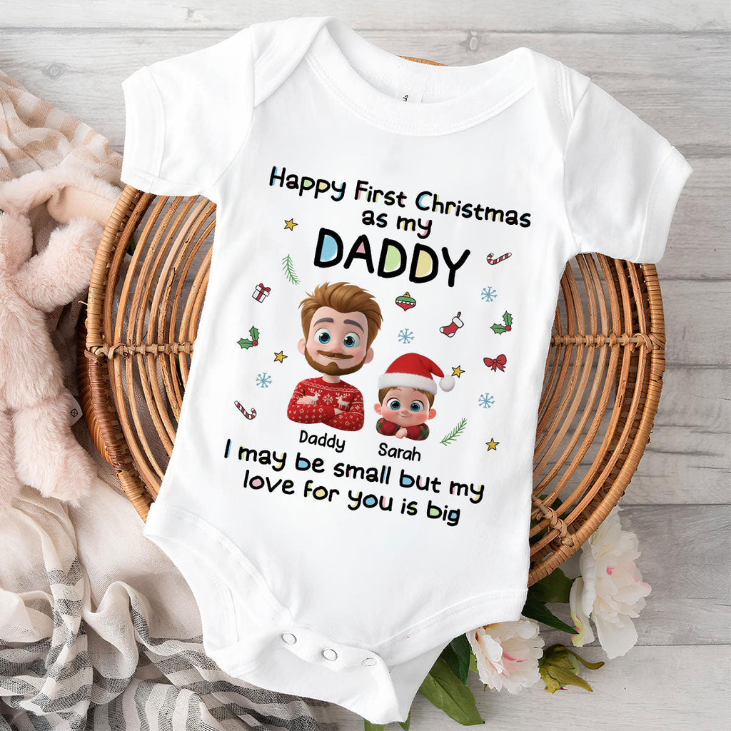 First Christmas With Baby - Personalized Baby Onesie