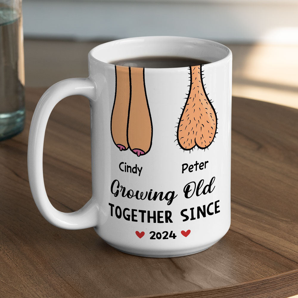 Custom Anniversary Keepsake Gifts For Couple • Together Since - Personalized Coffee Mug