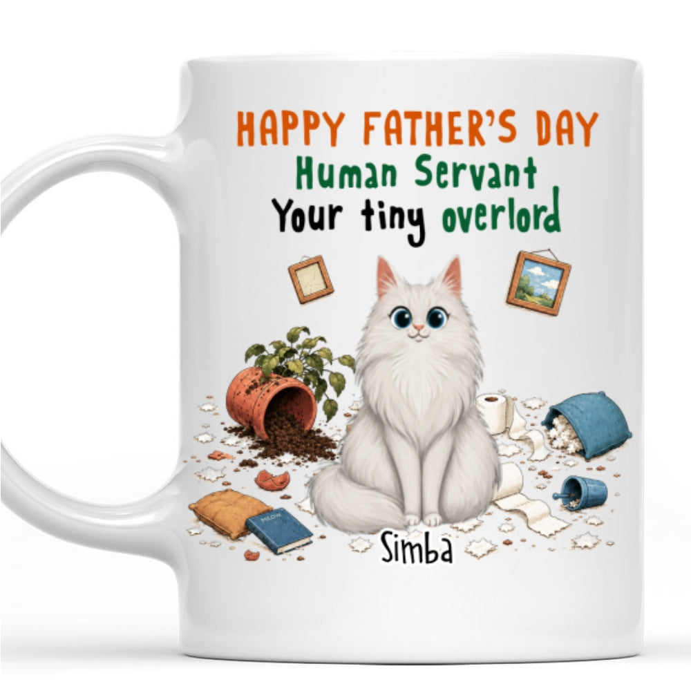 Custom Christmas & Birthday Keepsake Gift • The Tiny Overlords - Personalized Coffee Mug