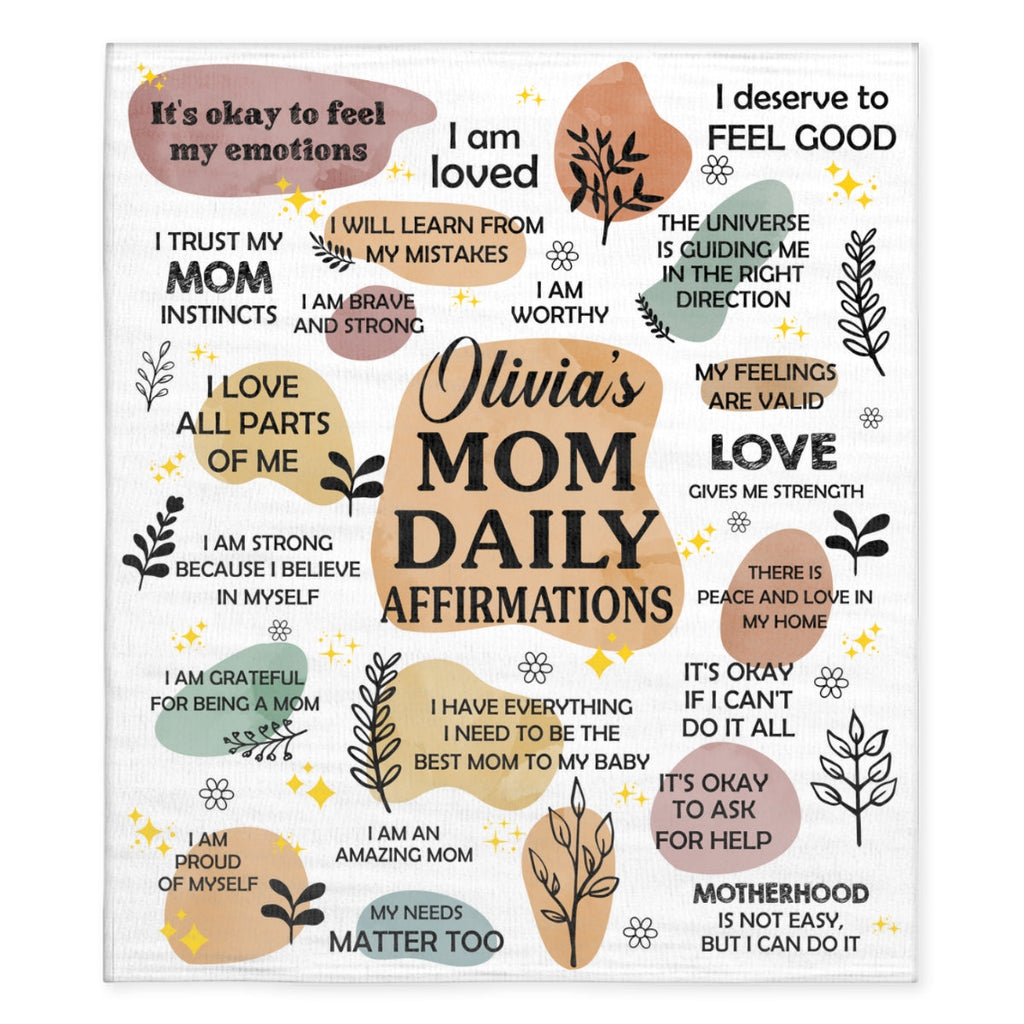 Daily Affirmations - Personalized Fleece Blanket