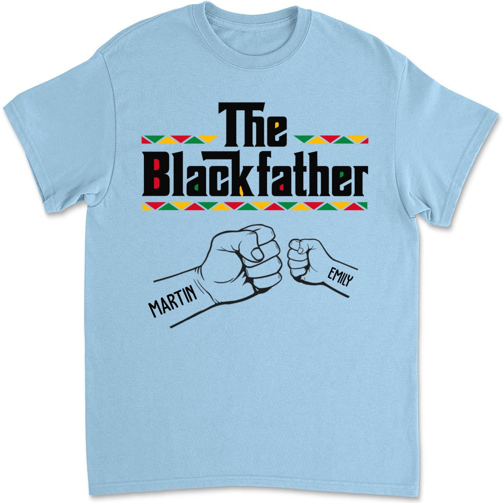Custom Christmas & Birthday Gift for Dad, Grandpa • The Blackfather - Personalized Shirt - Sweatshirt