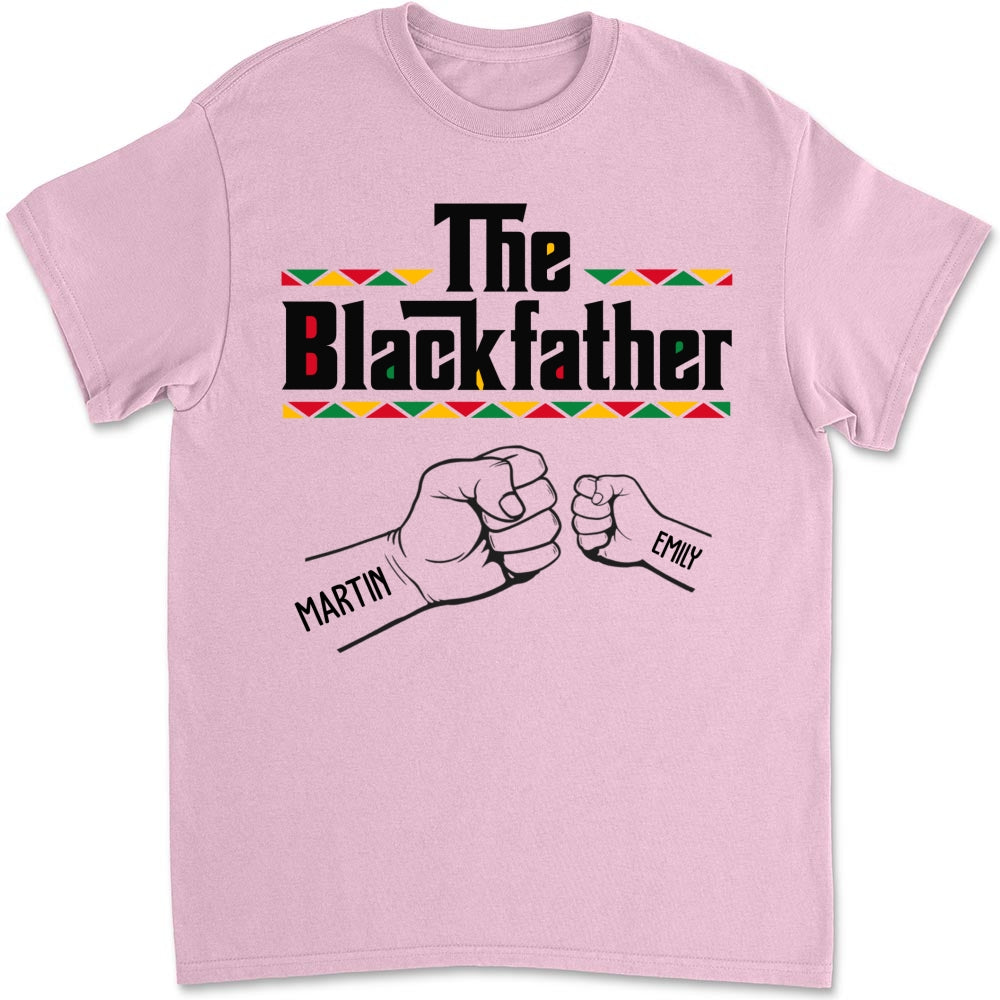 Custom Christmas & Birthday Gift for Dad, Grandpa • The Blackfather - Personalized Shirt - Sweatshirt