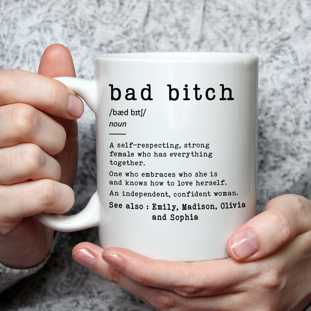 Custom Best Friend, Christmas & Birthday Friendship Keepsake Gift • Confident Queen - Personalized Coffee Mug