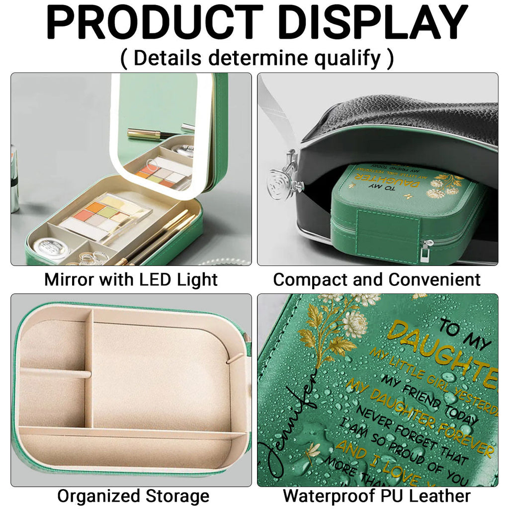The Most Beautiful Chapters - Personalized Jewelry Box With LED Mirror