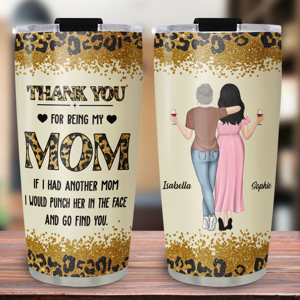 Custom Mother's Day Birthday Gifts For Mom • Punch For You Mom - Personalized Tumbler