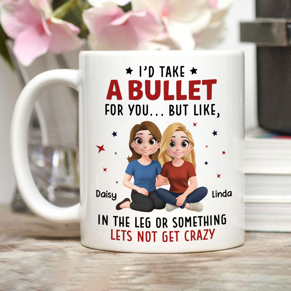 Custom Best Friend, Christmas & Birthday Friendship Keepsake Gift • We Make Bad Choices Confidently - Personalized Coffee Mug