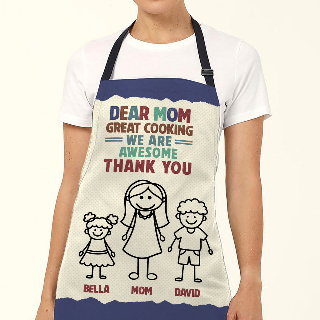 Great Cooking Mom - Personalized Apron