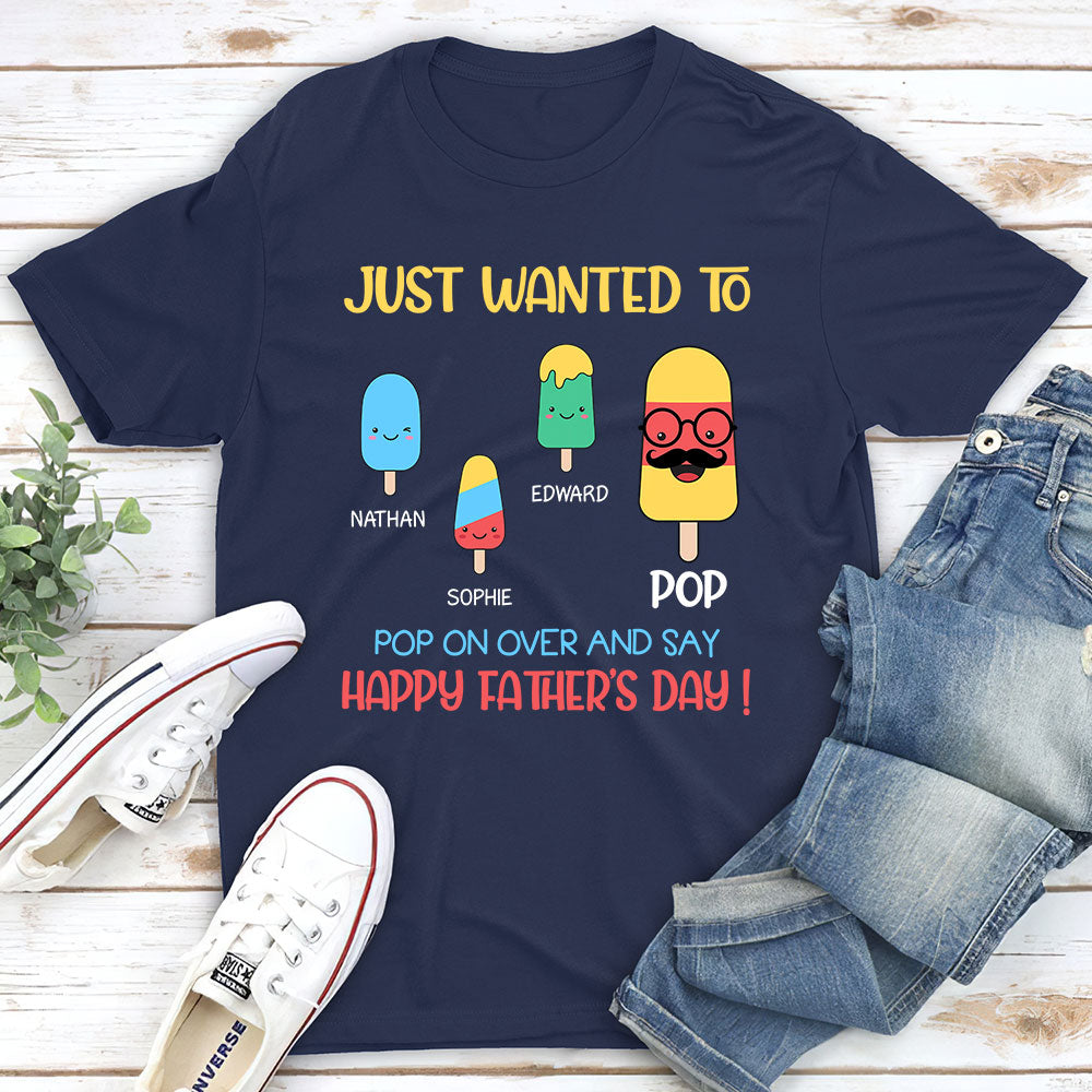 Custom Father's Day, Special Gift for Dad & Grandpa • You Are The Coolest Pop - Personalized Shirt
