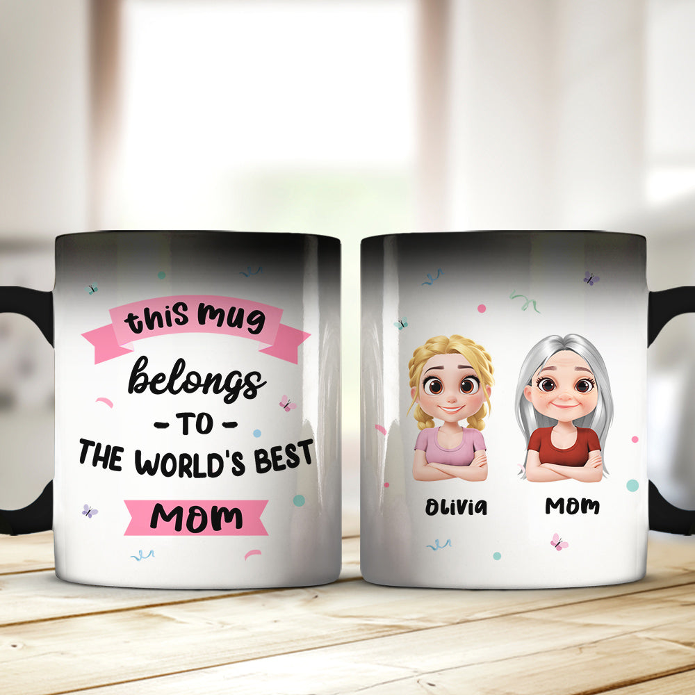 Custom Mother's Day Gift for Mom & Grandma • This Mug Fuels Awesome Moms - Personalized Color Changing Mug