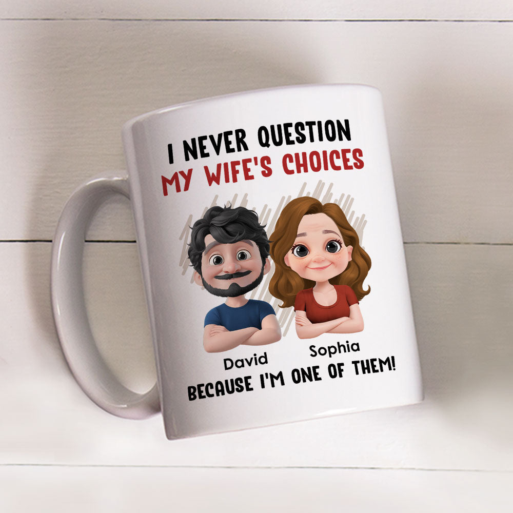 Custom Anniversary Keepsake Gifts For Couple • Chosen And Loved - Personalized Coffee Mug
