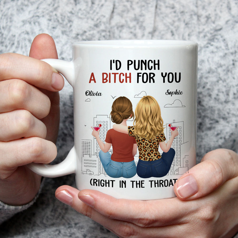 Custom Best Friend, Christmas & Birthday Friendship Keepsake Gift • I Will Do It - Personalized Coffee Mug